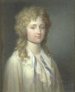 Jean-Pierre Franque Portrait of Louise Adelaide de Bourbon oil on canvas